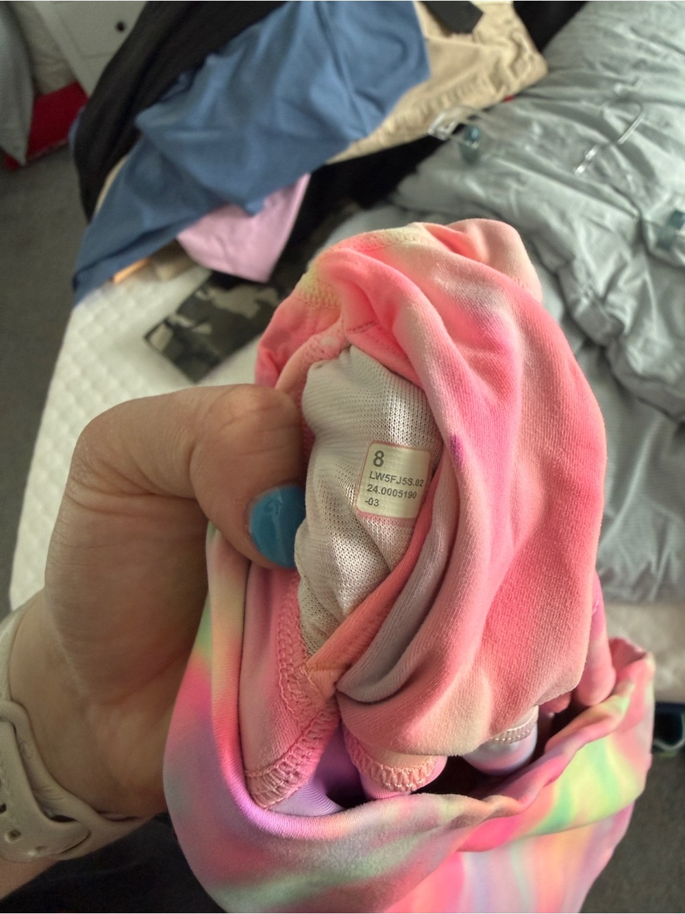 Lululemon Pink Multi-Color High-Waist Active Leggings - Picture 5 of 5